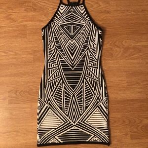 Geometric mini dress
